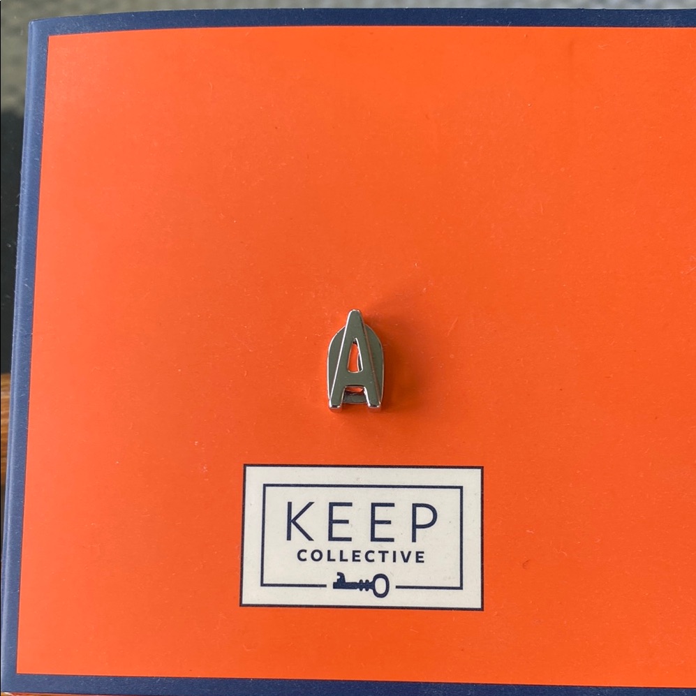 Keep Collective Silver Letter A Charm 7$